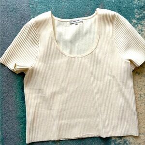 Madewell white top